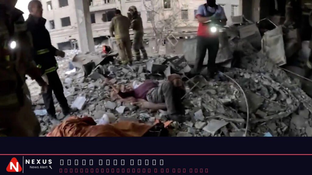 Iranian rescuers save two civilians from rubble after US-Israeli strikes