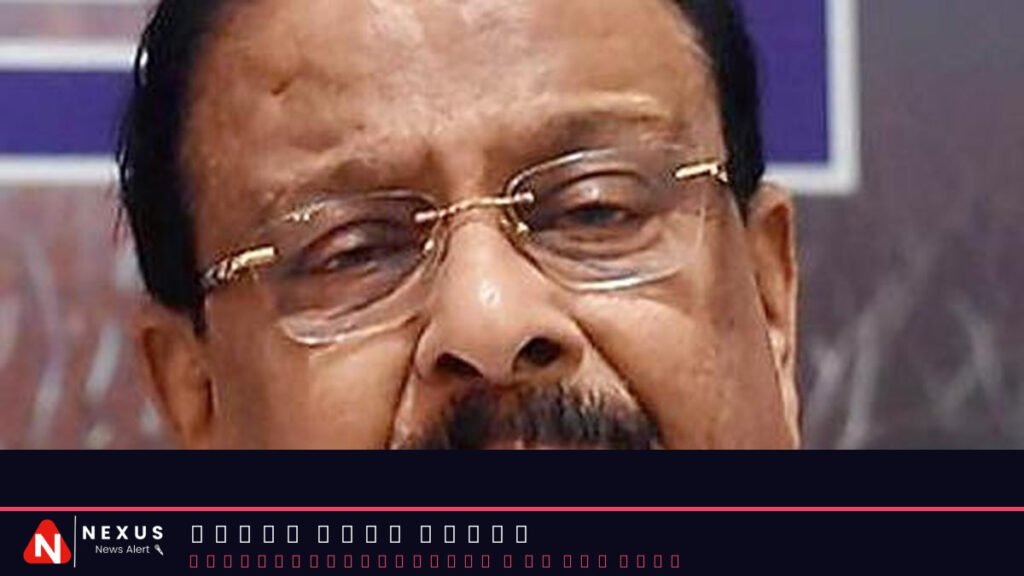 Will G. Sudhakaran throw a spanner in the Left’s electoral prospects?