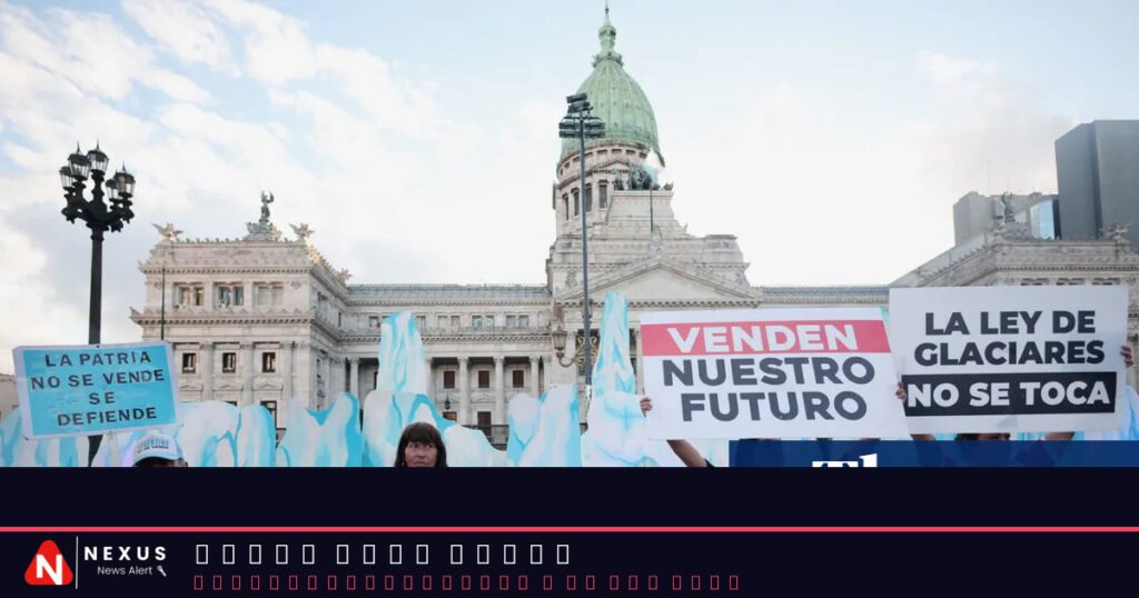 Argentina approves Milei’s glacier mining bill amid environmental protests