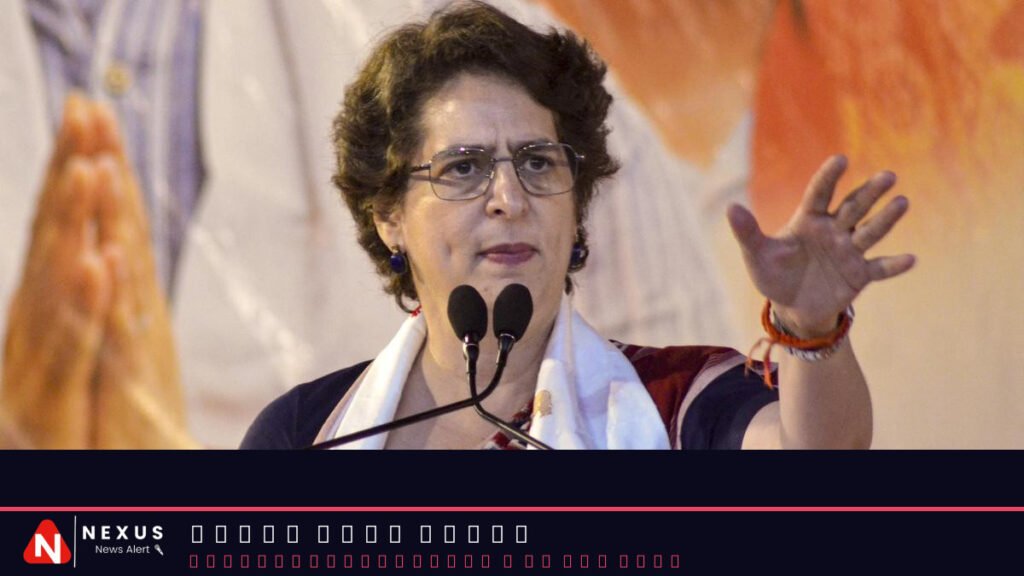 PM’s policies pushing country deeper into crisis, says Priyanka