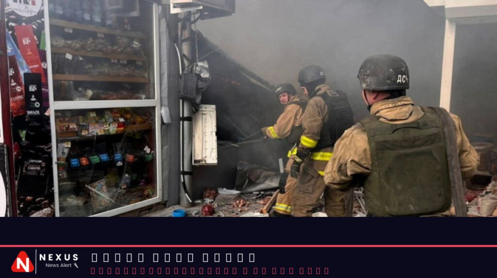 Russian attack on Ukraine market kills five