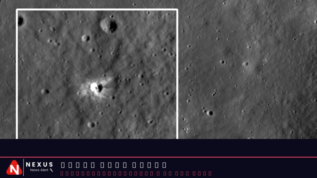 Something just hit the Moon and left a bright new scar