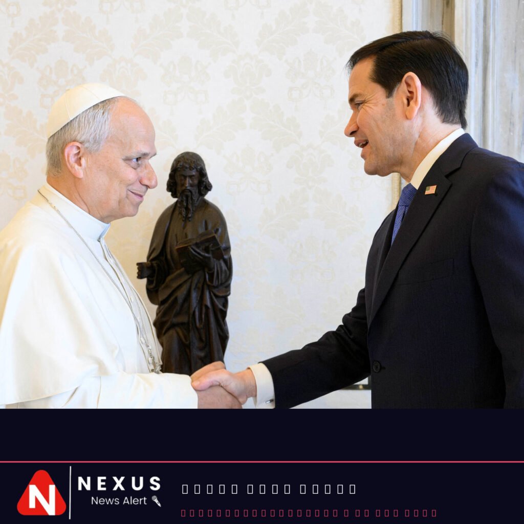Rubio Meets Pope Leo Amid Growing Tensions Between Trump and Vatican