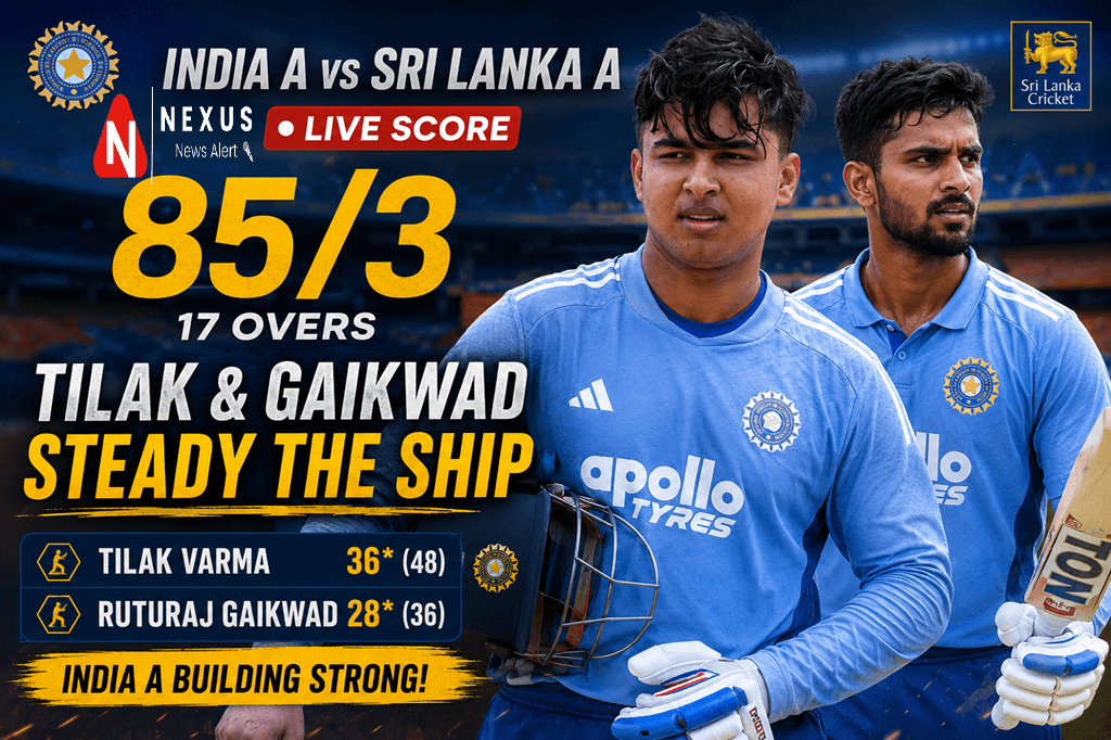 India A vs Sri Lanka A LIVE Score